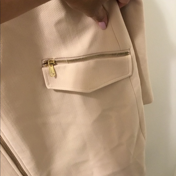 H&M Blush Zip Front Coat - Picture 3 of 6